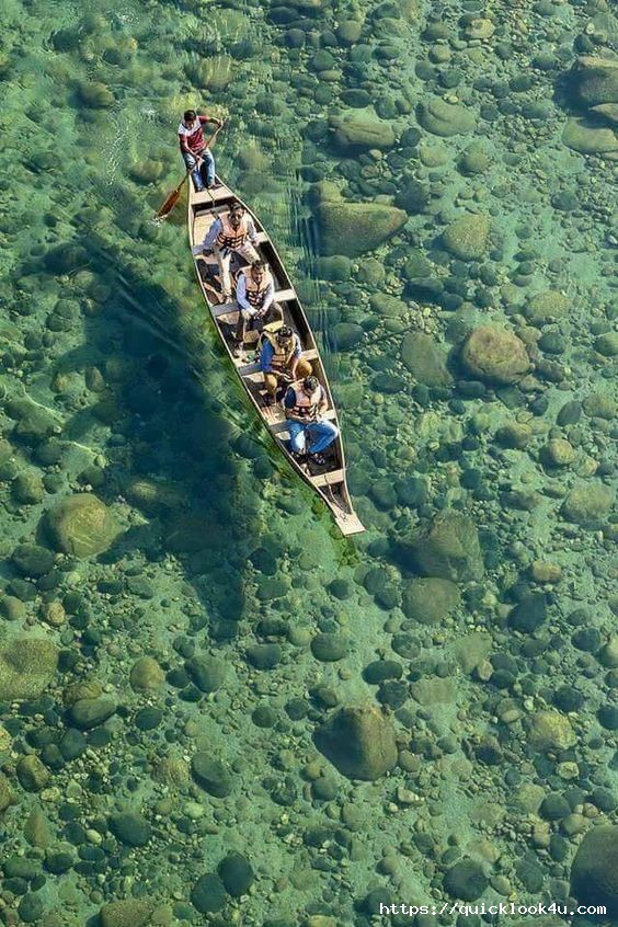 Crystal clear water